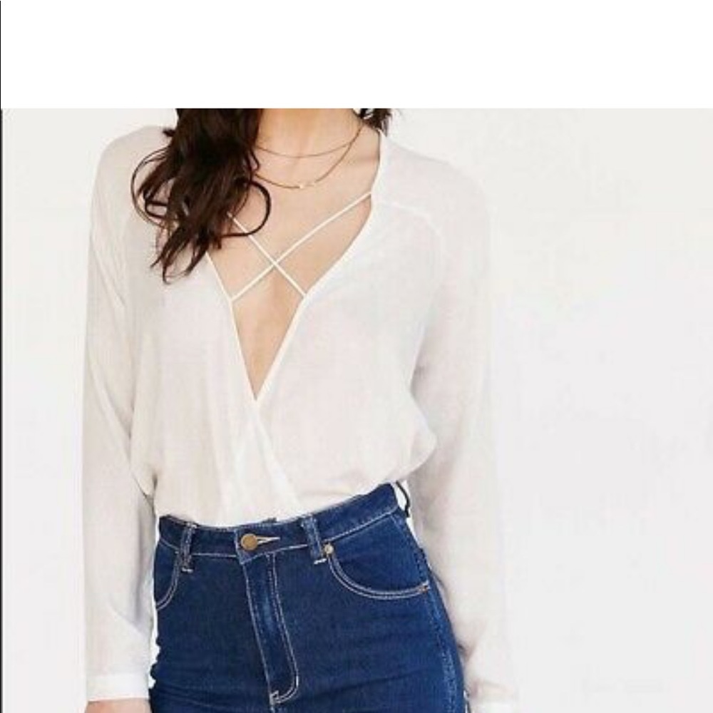 Silence And Noise Cross Cross Top Size Small - image 1